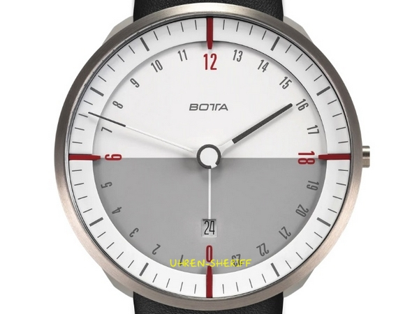 Botta Tres 24 Zifferblatt bordeaux 45mm